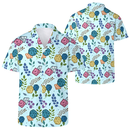 Dés colorés – Chemise hawaïenne unisexe personnalisée – A003_HW