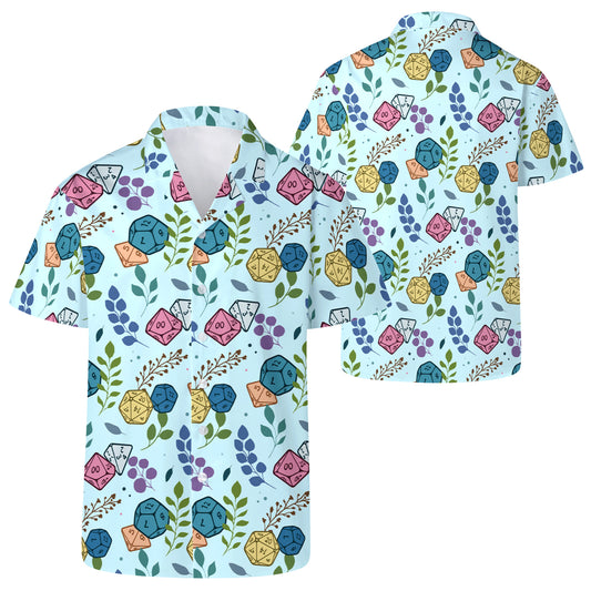Colorful Dice - Personalized Custom Unisex Hawaiian Shirt - A003_HW