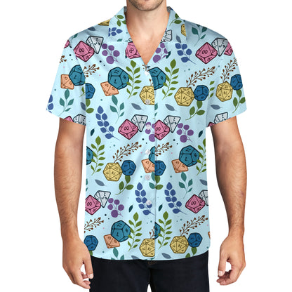 Dés colorés – Chemise hawaïenne unisexe personnalisée – A003_HW