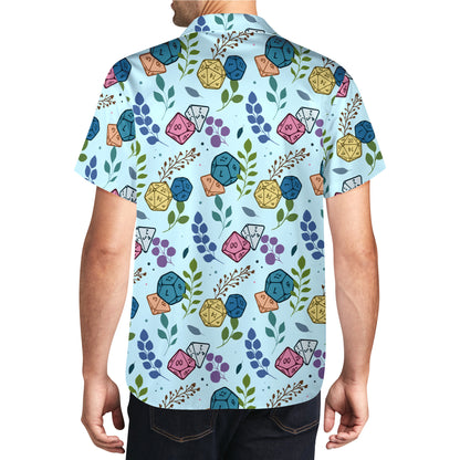 Dés colorés – Chemise hawaïenne unisexe personnalisée – A003_HW