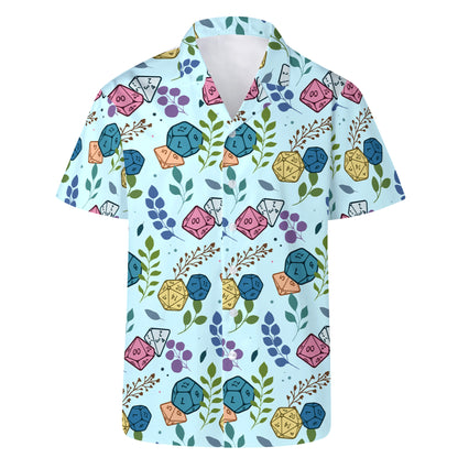 Dés colorés – Chemise hawaïenne unisexe personnalisée – A003_HW