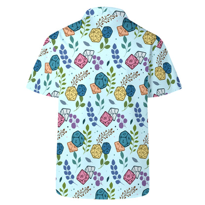 Dés colorés – Chemise hawaïenne unisexe personnalisée – A003_HW