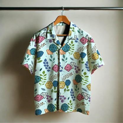 Dés colorés – Chemise hawaïenne unisexe personnalisée – A003_HW