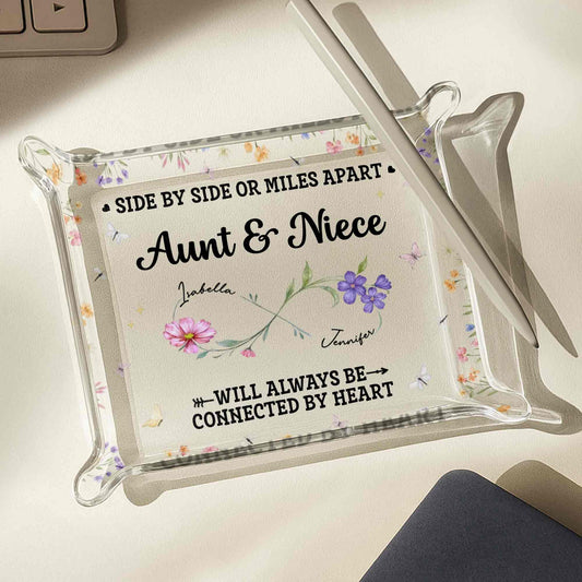 Aunt & Niece Always Connected By Heart With Flowers