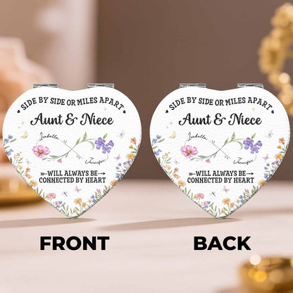 Side By Side Or Miles Apart, Heartfelt Gift For Aunt & Niece