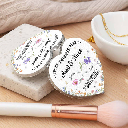 Side By Side Or Miles Apart, Heartfelt Gift For Aunt & Niece