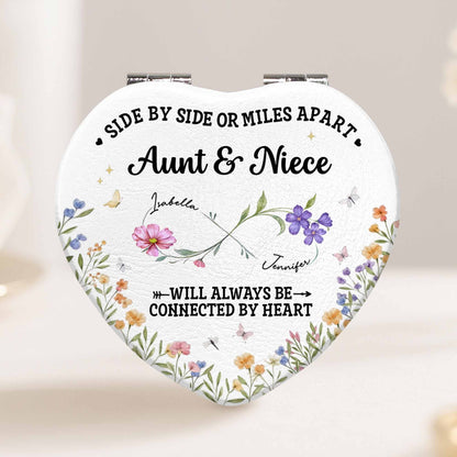 Side By Side Or Miles Apart, Heartfelt Gift For Aunt & Niece