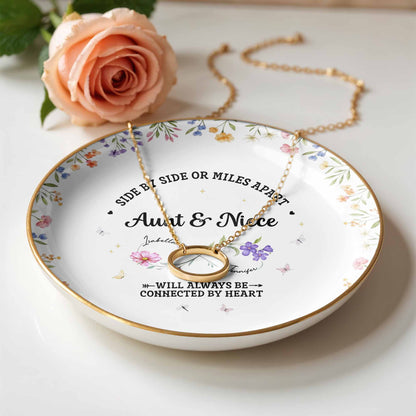 Side By Side Or Miles Apart, Aunt & Niece, Flowers