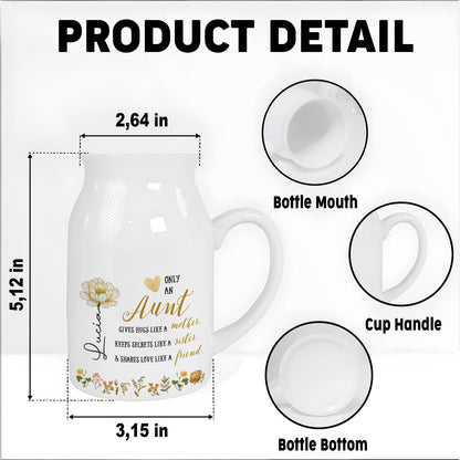 Only An Aunt Gives Hugs Like A Mother With Flowers