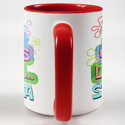 Years Later Personalized Birthday Mug With Colorful Flowers And Bubbles - Personalized Custom Accent Mug - BDAY053_AMUG