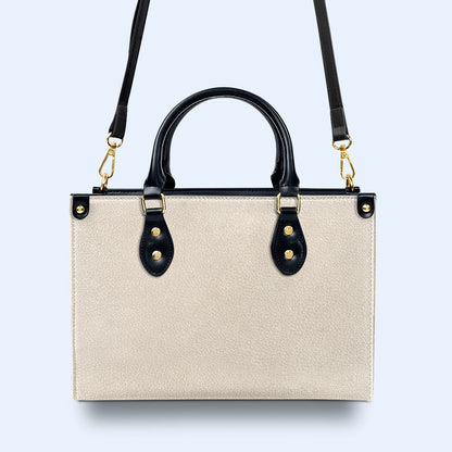 Essentiel - Sac à main en cuir - SUR MESURE - BEIGE