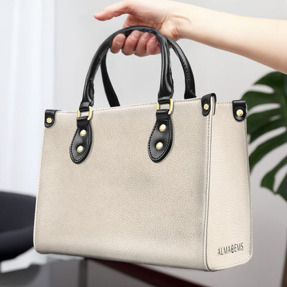 Essentiel - Sac à main en cuir - SUR MESURE - BEIGE