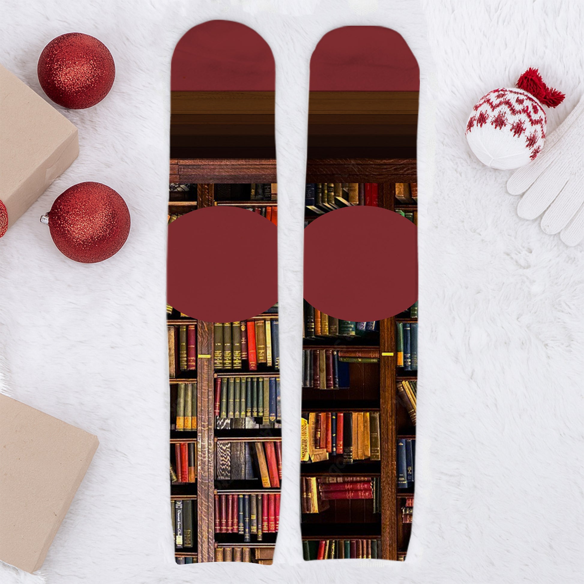 Just A Girl Who Loves Books, Girl Reading Among Shelves