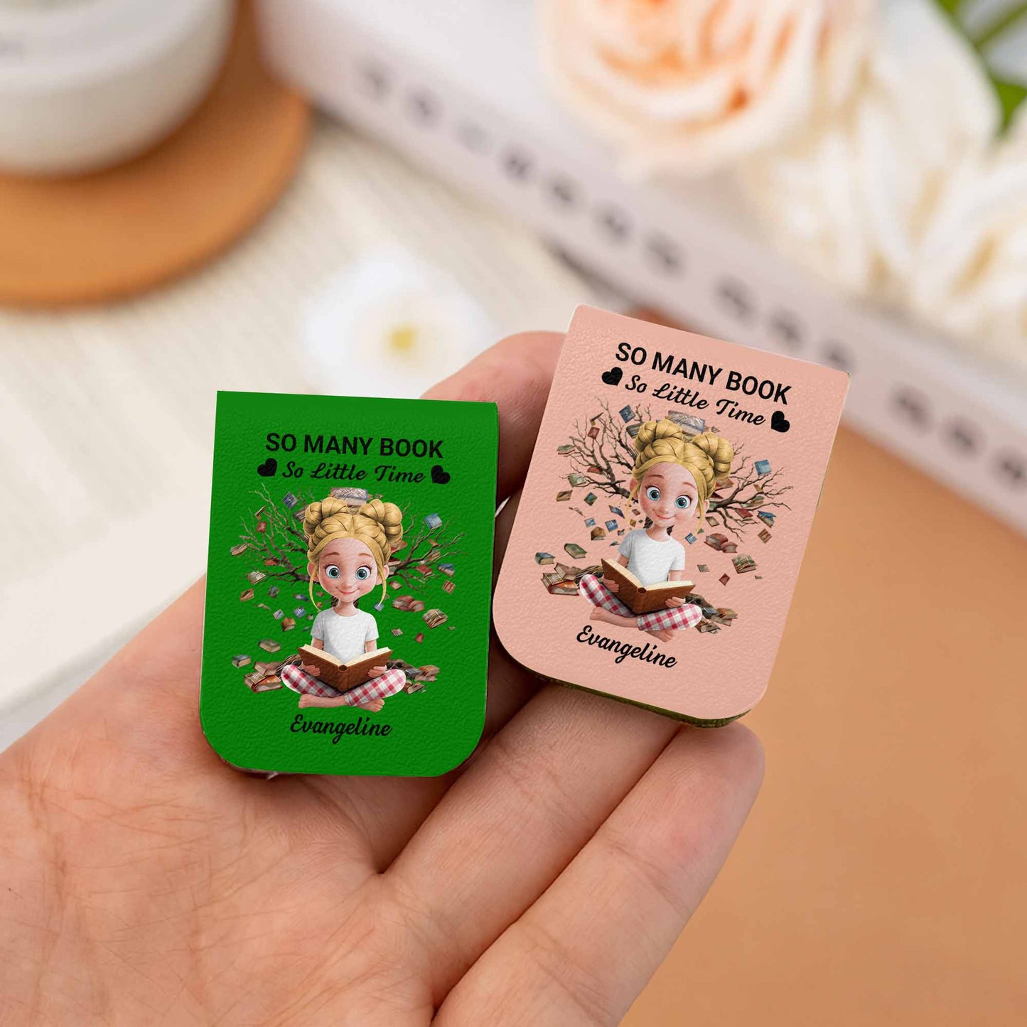 So Many Books So Little Time, Girl Reading Among Leaves