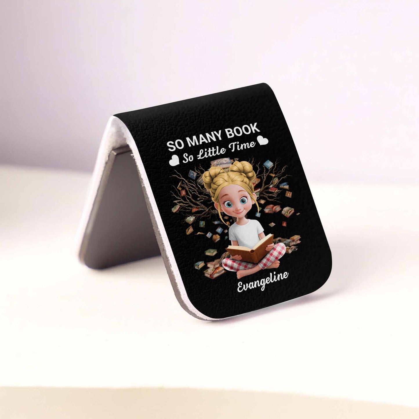 So Many Books So Little Time, Girl Reading Among Leaves