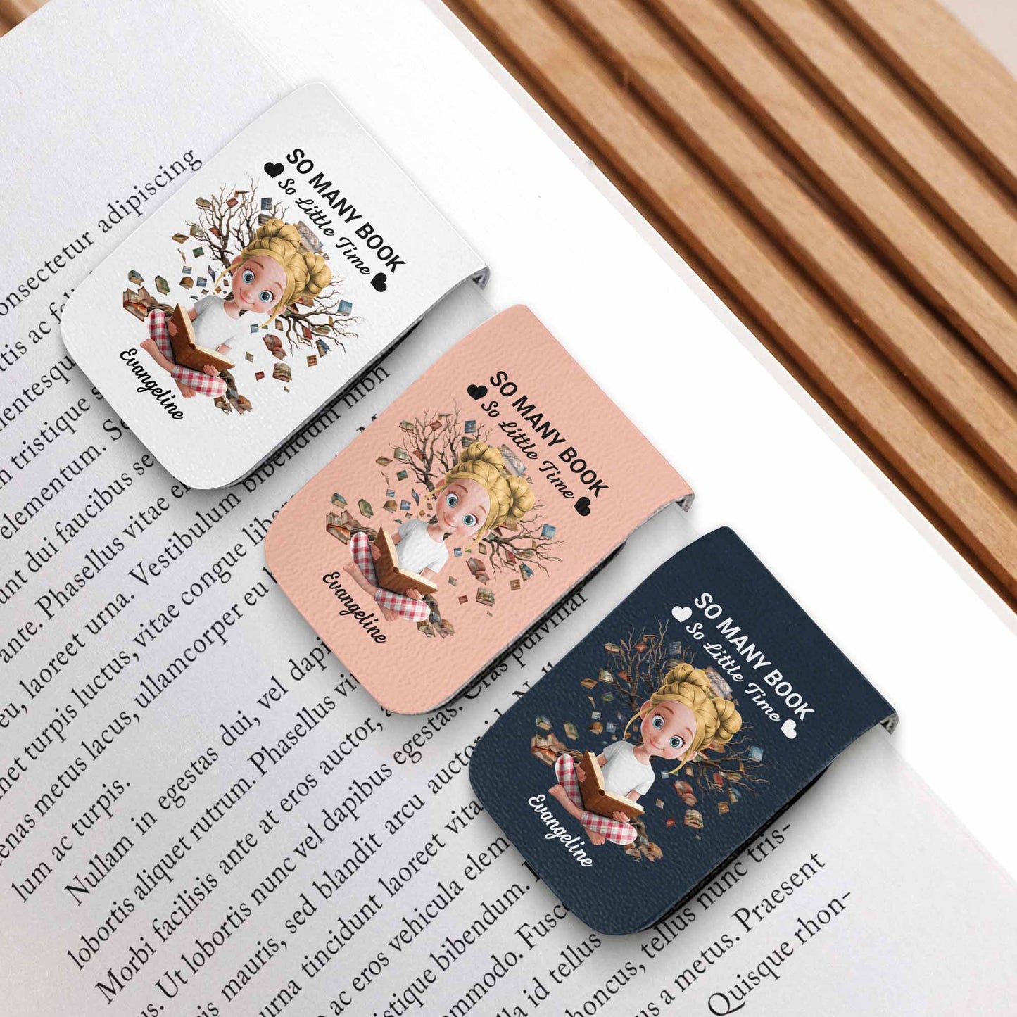 So Many Books So Little Time, Girl Reading Among Leaves