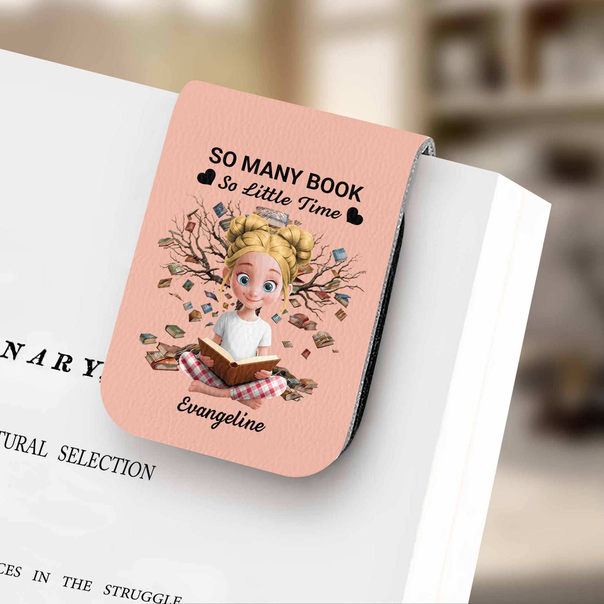 So Many Books So Little Time, Girl Reading Among Leaves