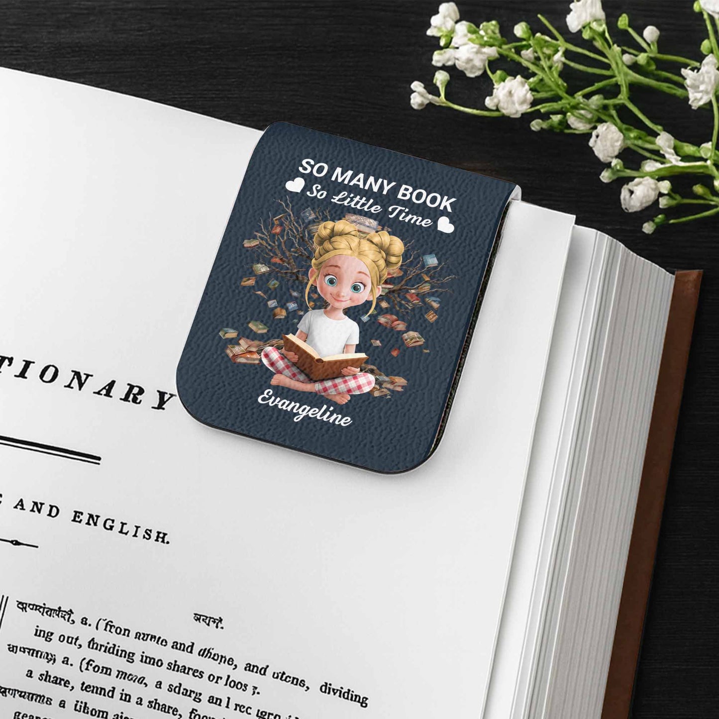 So Many Books So Little Time, Girl Reading Among Leaves