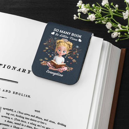 So Many Books So Little Time, Girl Reading Among Leaves