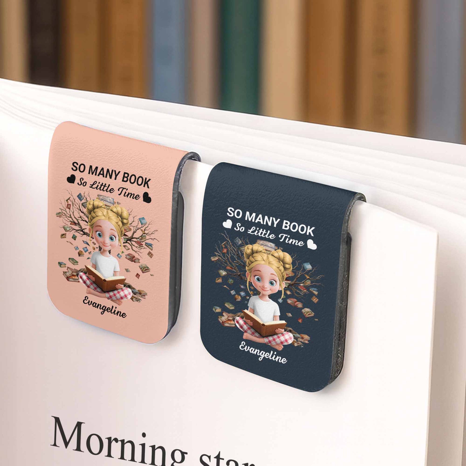 So Many Books So Little Time, Girl Reading Among Leaves