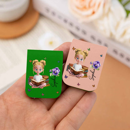 Capture Favorite Reading Moments, Young Girl And Books