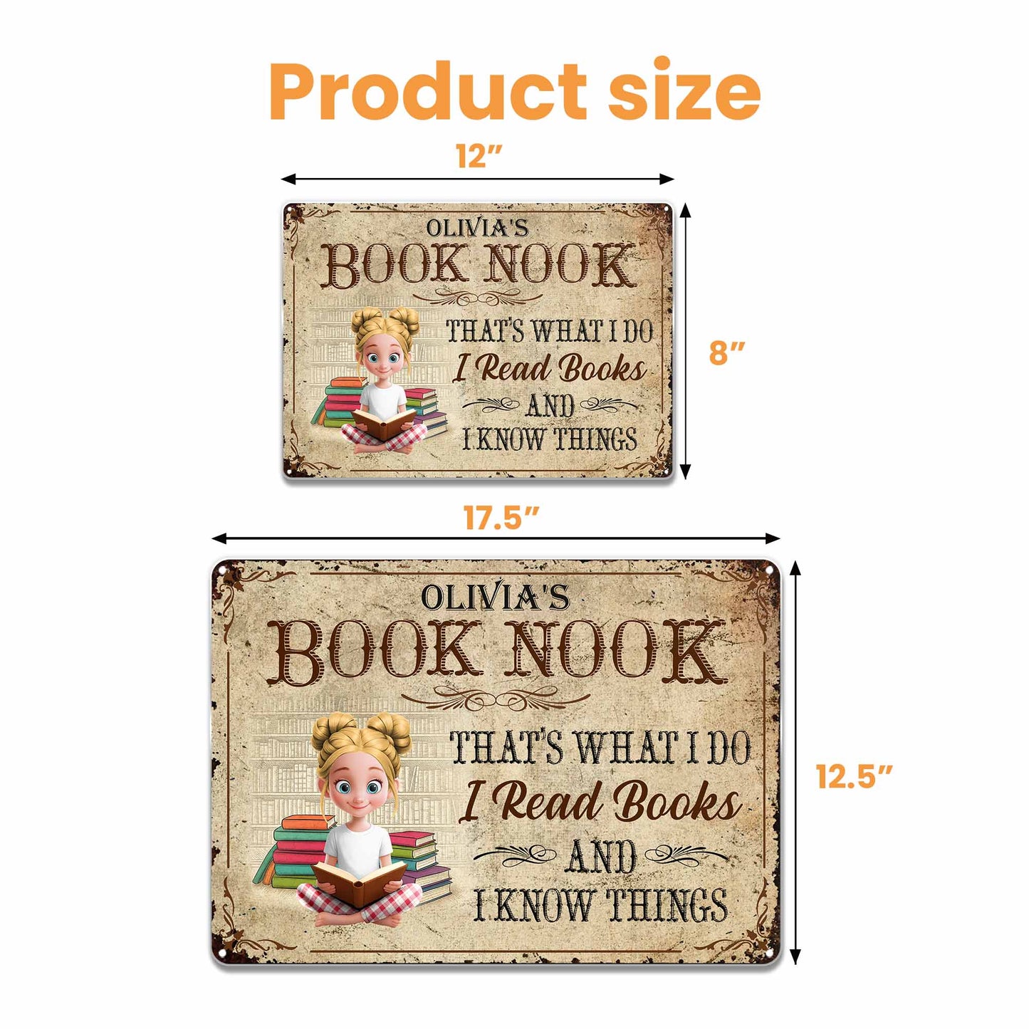 That's What I Do I Read Books And I Know Things, Cartoon Girl