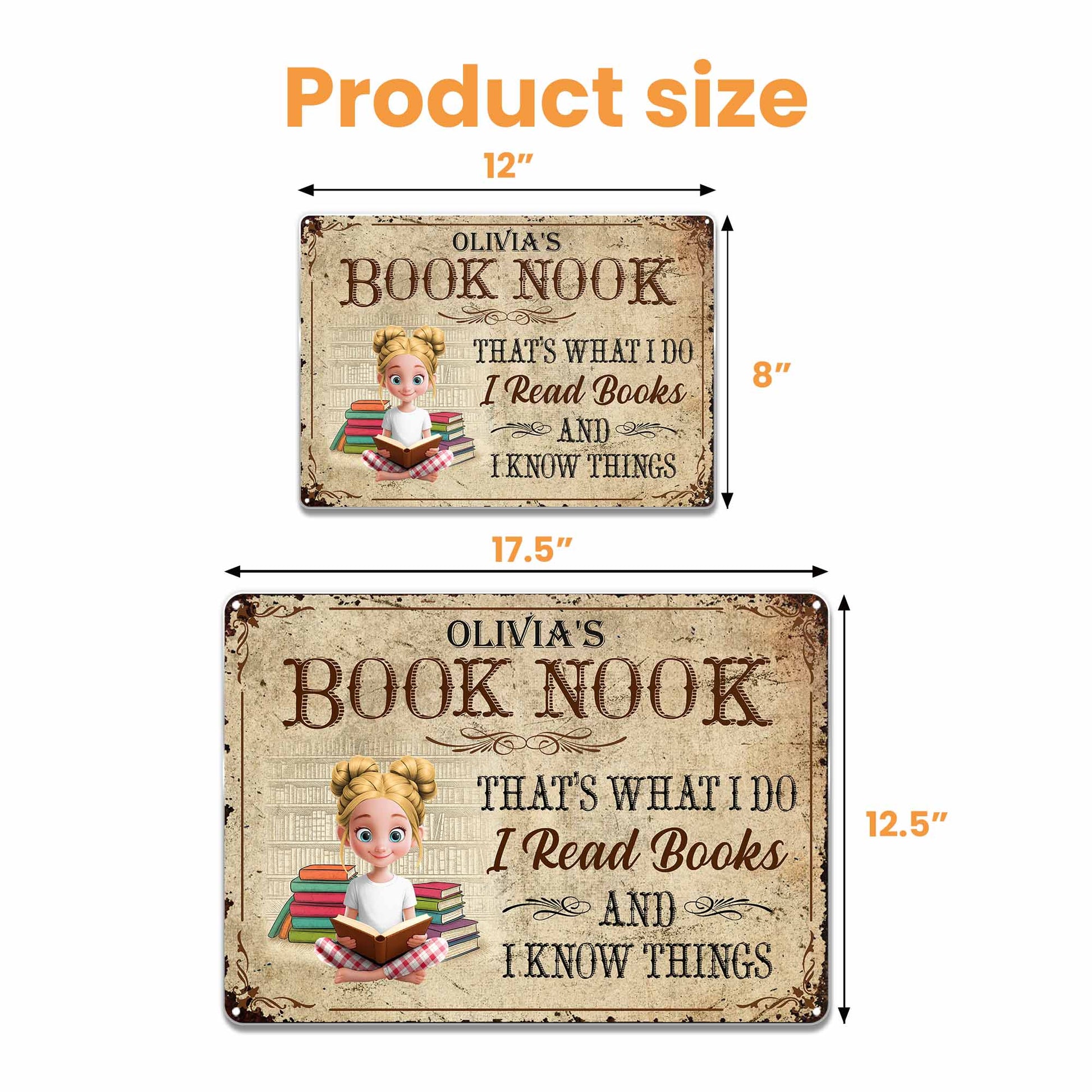 That's What I Do I Read Books And I Know Things, Cartoon Girl