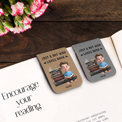 Just A Boy And Girl Who Love Books