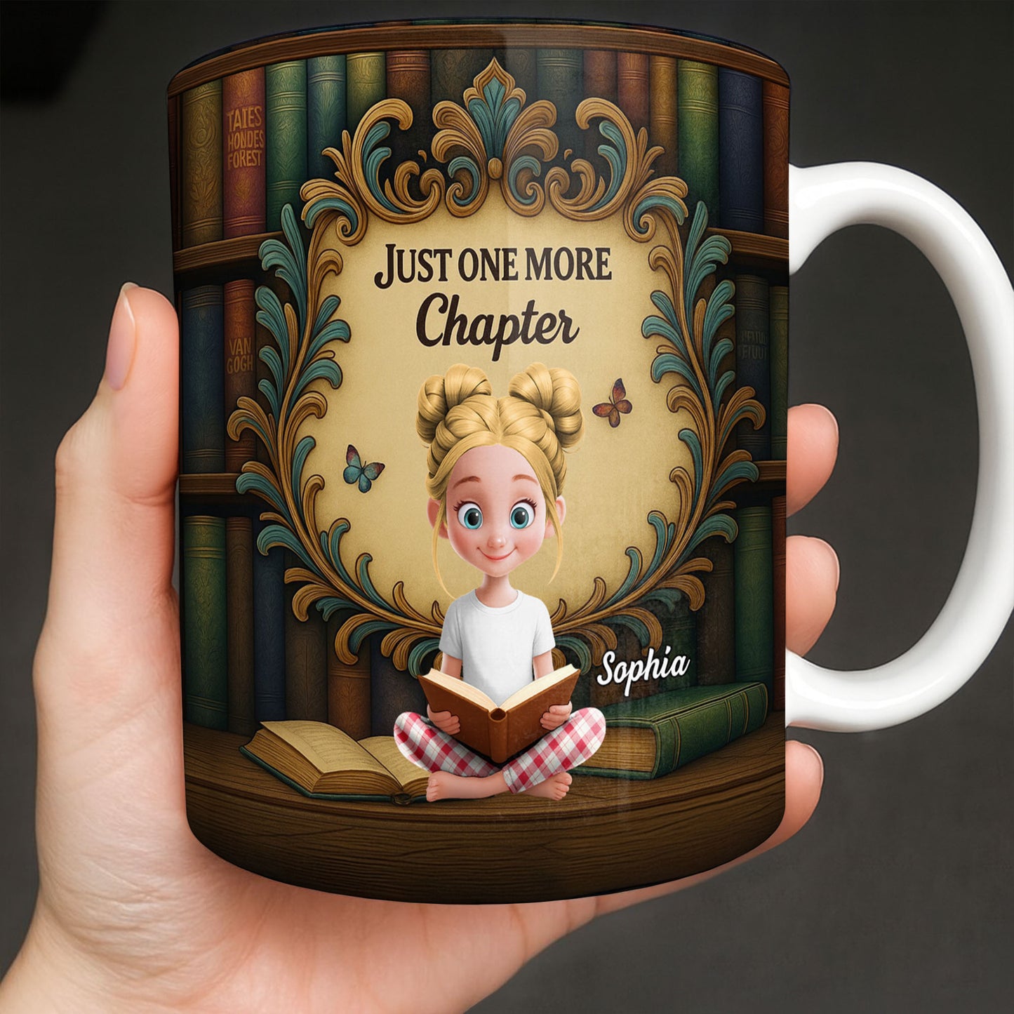 Just One More Chapter with Cute Young Reader