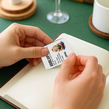 Abibliophobia The Fear Of Running Out Of Books To Read - Personalized Custom Leather Bookmark - BLV015_LBMARK