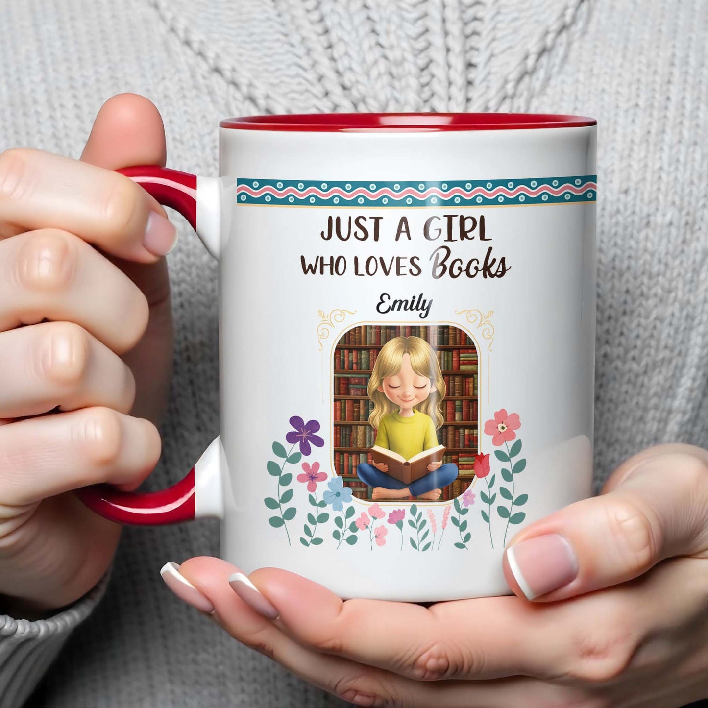 Just A Girl Who Loves Books, Girl Reading