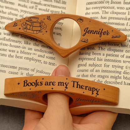 Books Are My Therapy Page Holder