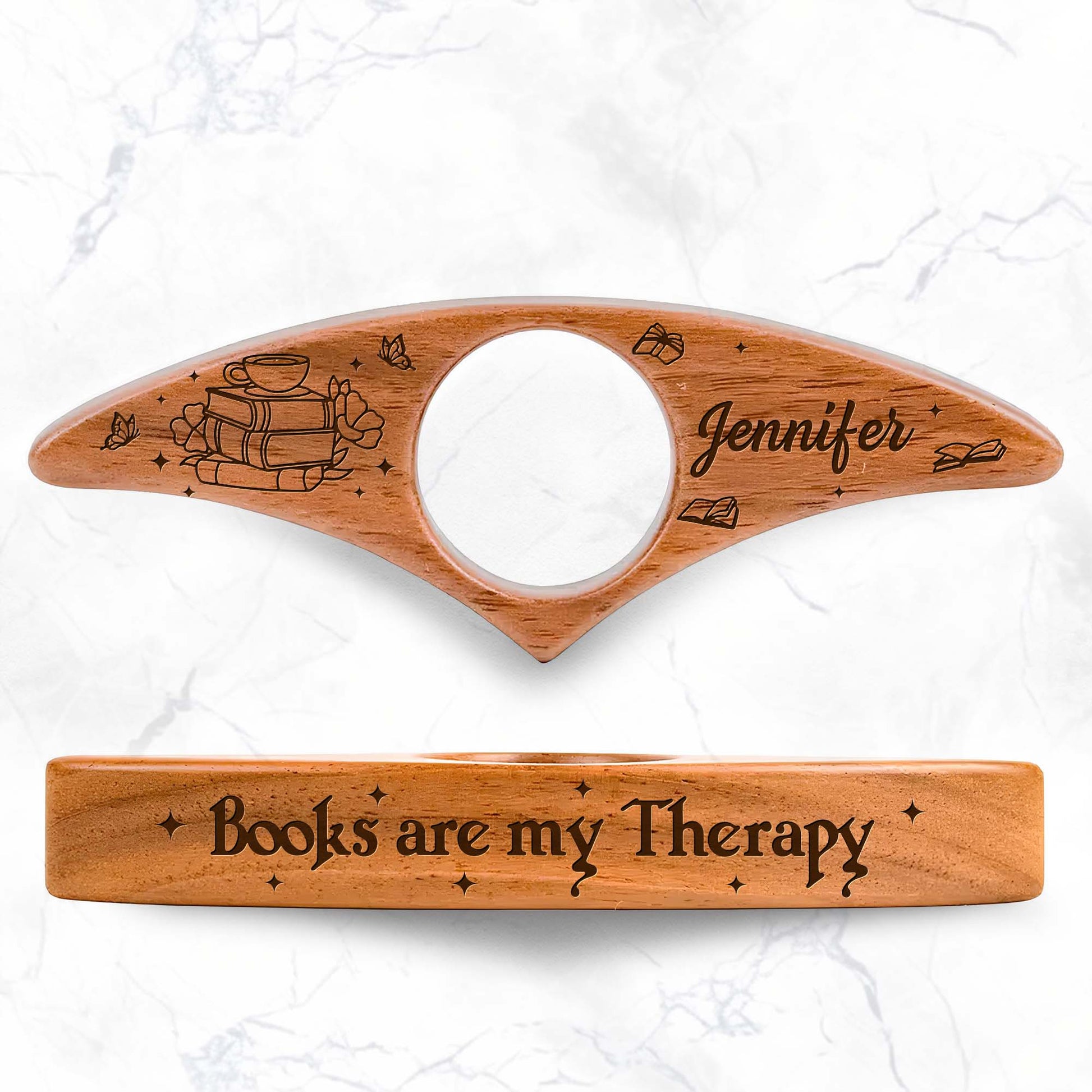 Books Are My Therapy Page Holder