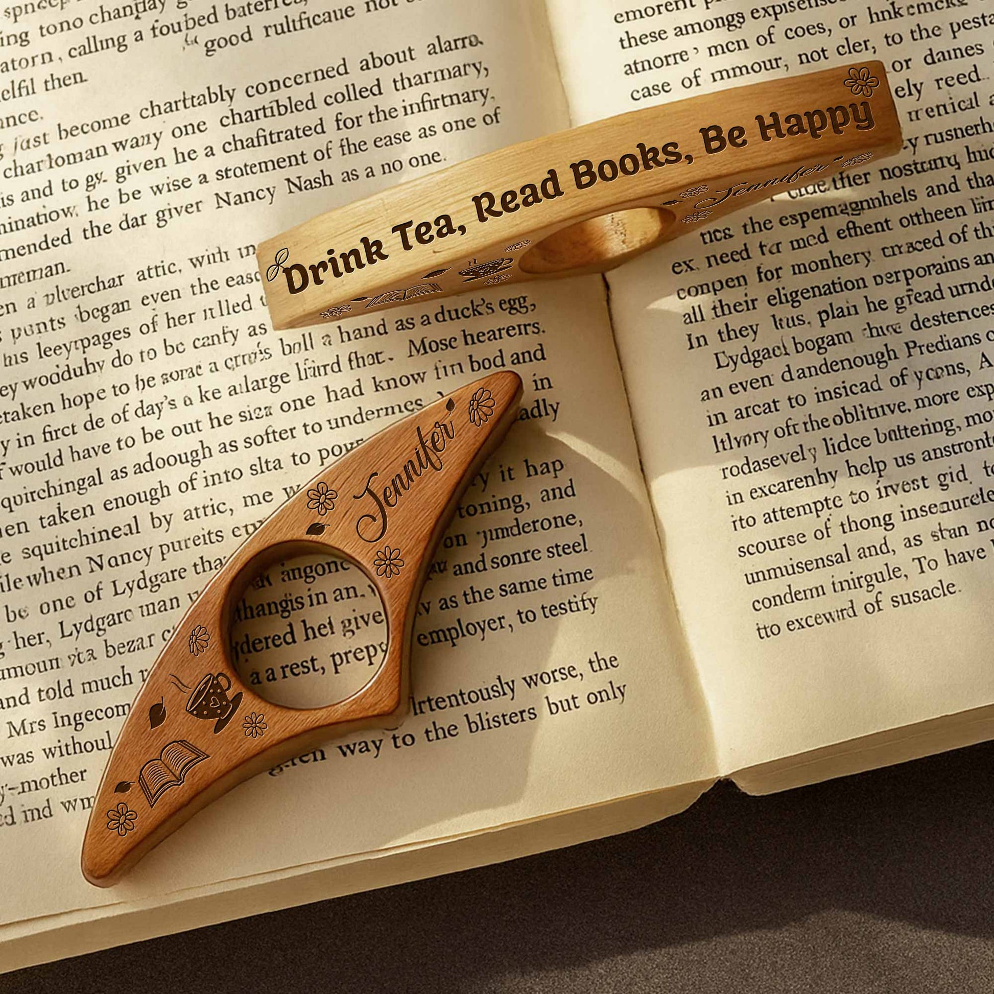 Drink Wine, Read Books, Be Happy With Flowers