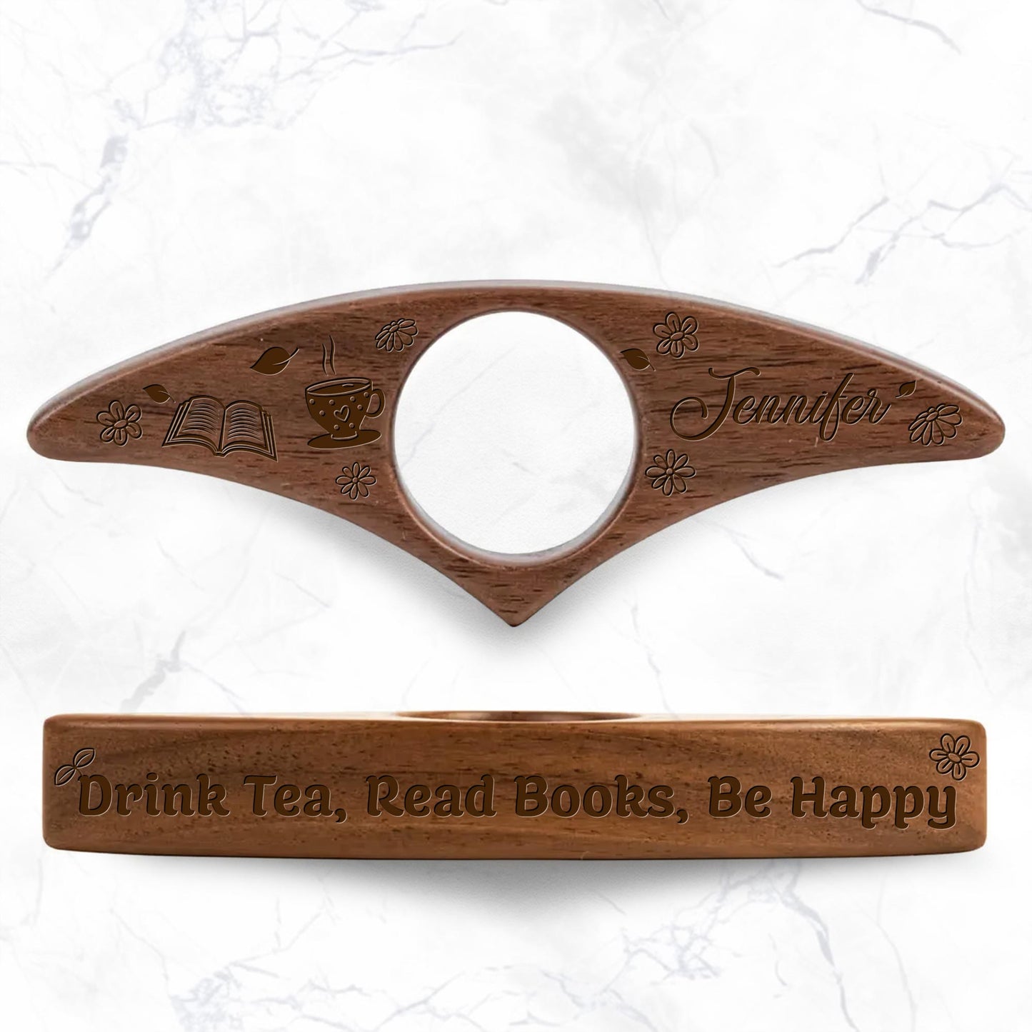 Drink Wine, Read Books, Be Happy With Flowers