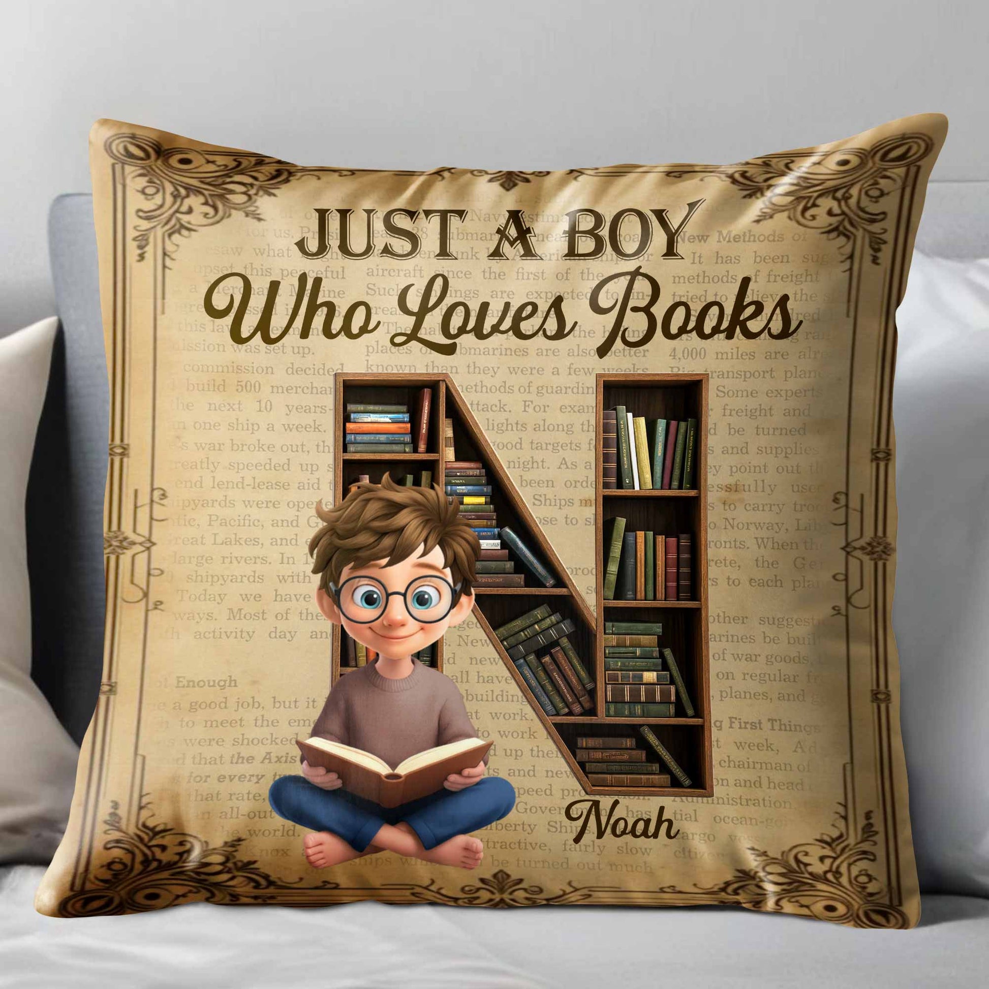 Just A Girl Who Loves Books, Girl And Bookshelf Design