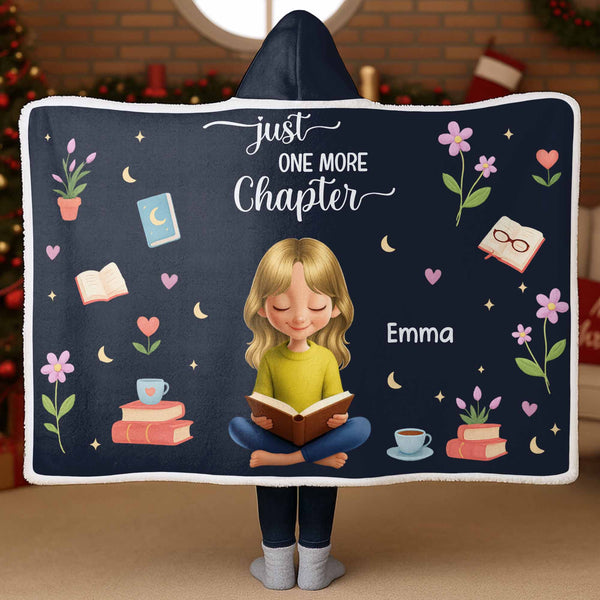 Just One More Chapter With Books And Flowers