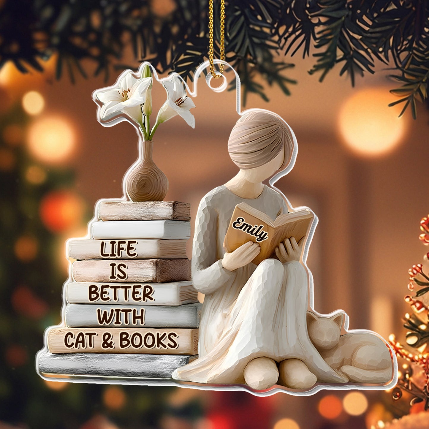 Life Is Better With Cat & Books