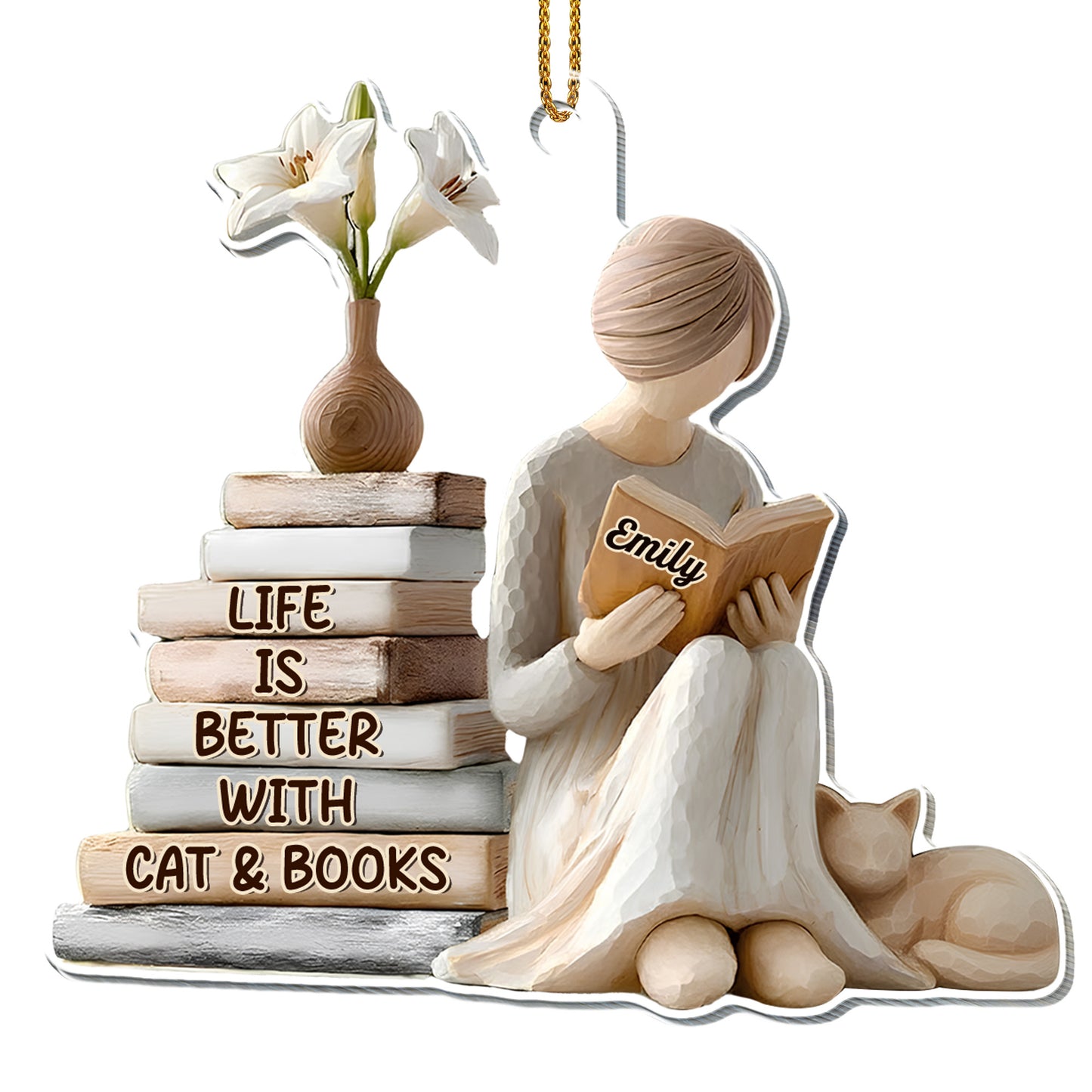 Life Is Better With Cat & Books