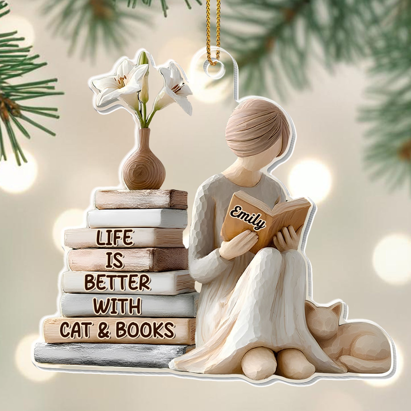 Life Is Better With Cat & Books