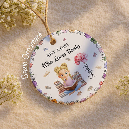 Just A Girl Who Loves Books With Girl And Books