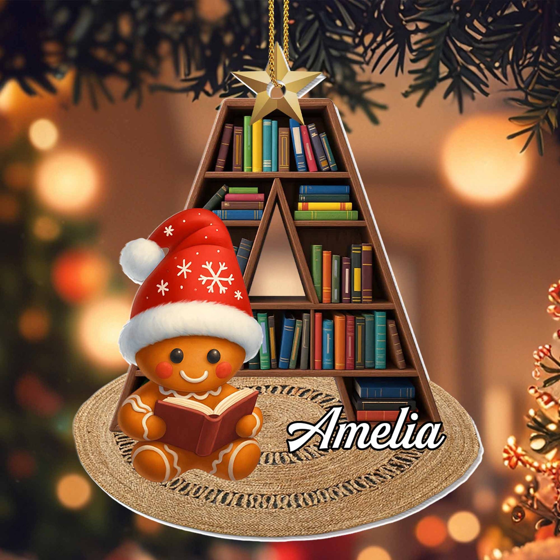 Cozy Reading Moments With You, Books And Gingerbread