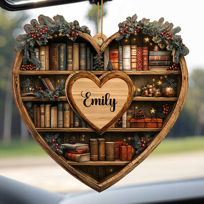 Personalized Keepsake For Bookworms With Heart And Books