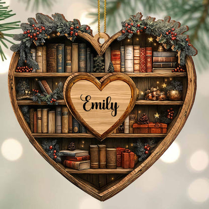 Personalized Keepsake For Bookworms With Heart And Books