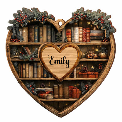 Personalized Keepsake For Bookworms With Heart And Books