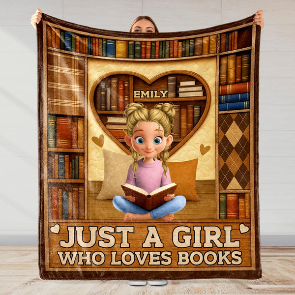 Just A Boy Who Loves Books, Heart And Books Design