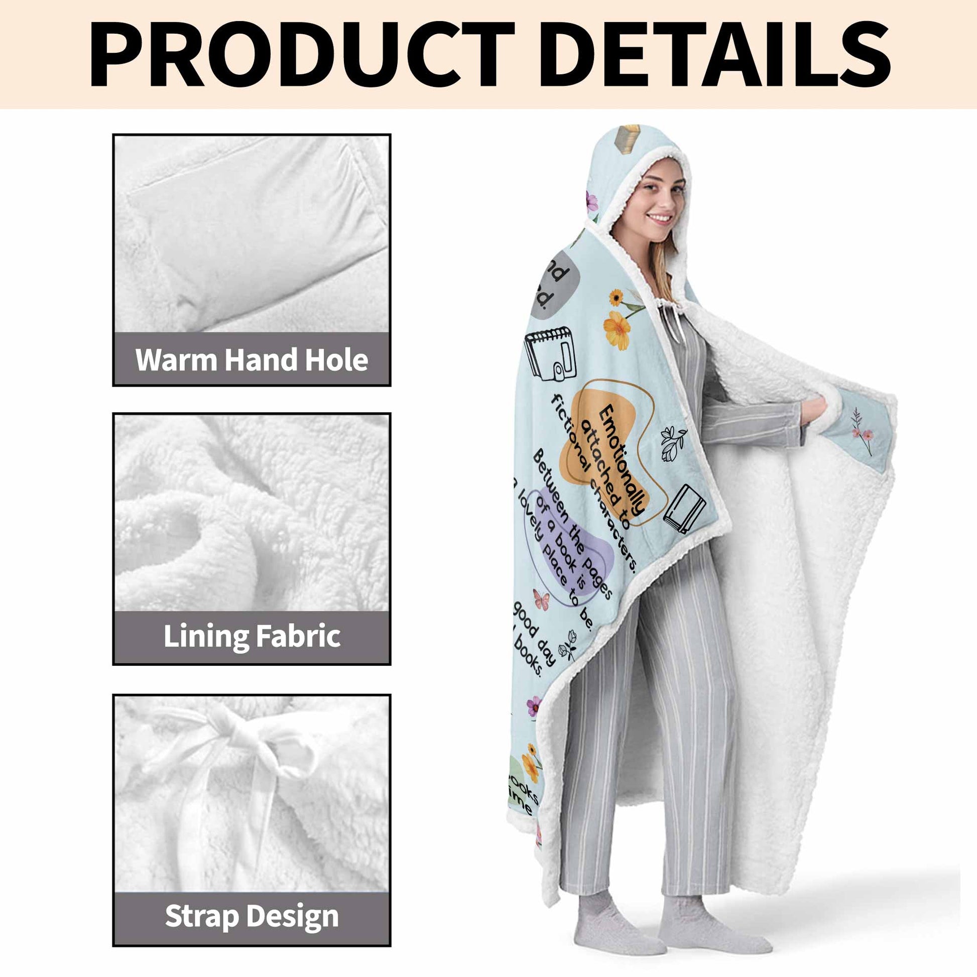 This Is My Reading Blanket With Books And Flowers