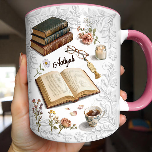 A Cozy Moment With Books And Flowers