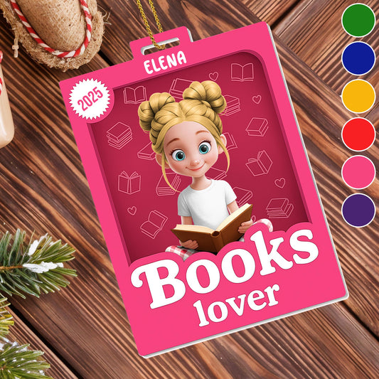 Books Lover Featuring a Young Girl and Book