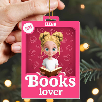 Books Lover Featuring a Young Girl and Book
